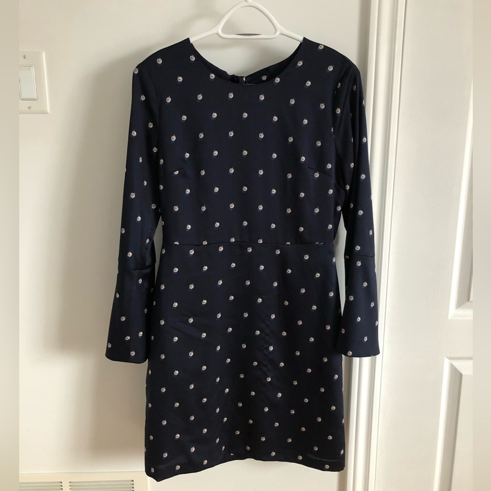 Banana republic polka dots satin dress Size US 6